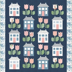 Hometown Quilt Kit - Dwell Quilt Kit - Camille Roskelley - 70" x 80" - KIT55270