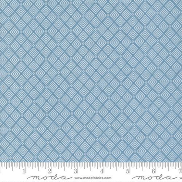 Old Glory - Lella Boutique - Liberty Square - Sky - 5203-13 - Fabric is sold in 1/2 yard increments and cut continuously