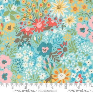Sunday Brunch - Basic Grey - Dutch - Mint Tea - 30750-14 - Fabric is sold in 1/2 yard increments and cut continuously