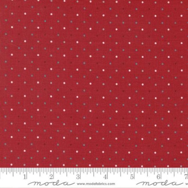 Old Glory - Lella Boutique - Magic Dots - Red - 5206-15 - Fabric is sold in 1/2 yard increments and cut continuously