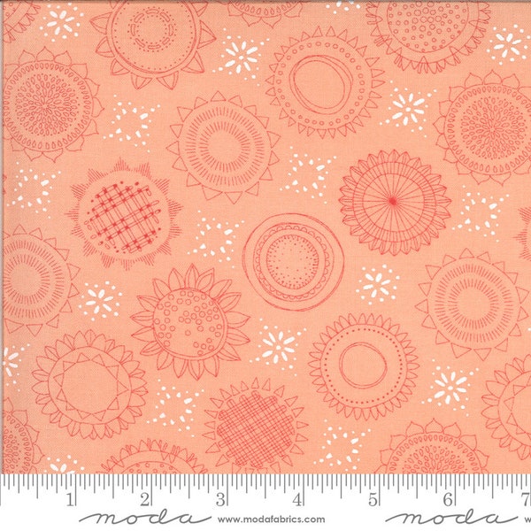 Solana - Robin Pickens - Varietals - Peach - 48682-19 - Fabric is sold in 1/2 yard increments and cut continuously