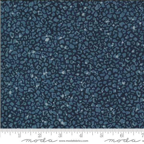 The Blues - Janet Clare - Josephine - Duke - Dark Blue - 16904-19 - La tela se vende en incrementos de 1/2 yarda