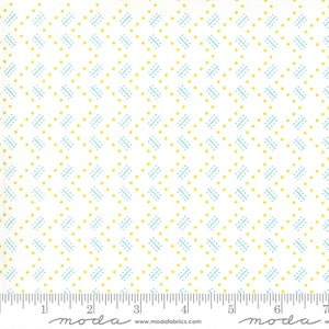 Flowers For Freya - Linzee Kull McCray - Stroll - Cloud - 23337-11 - Fabric is sold in 1/2 yard increments and cut continuously