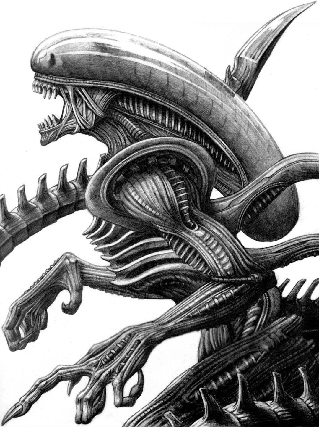 Xenomorph Alien Personal Design Print Poster - Etsy