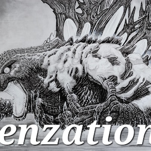 Póster impreso de Godzilla 2023 Minus One Relentless God