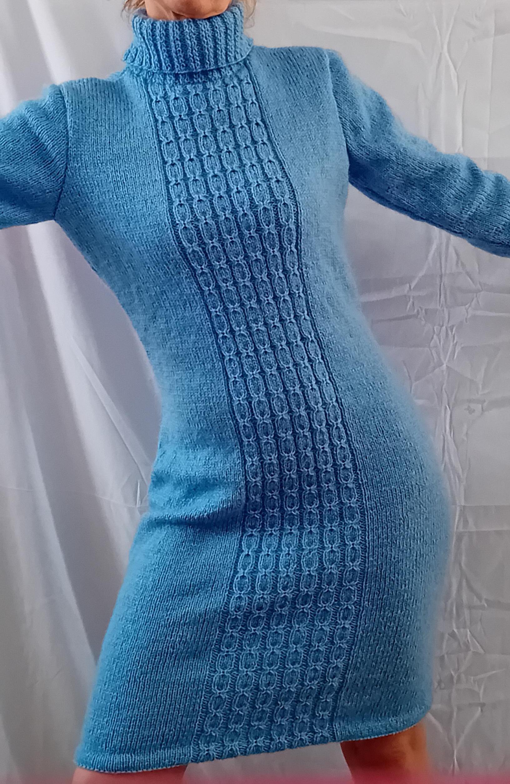 Pull col V Elsass en laine Mohair et Soie Primadonna fait main | La