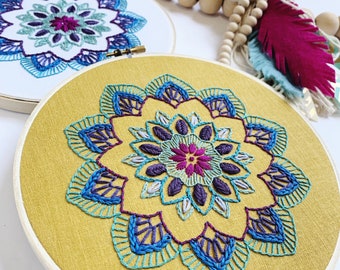 Mandala Embroidery | Wall Art