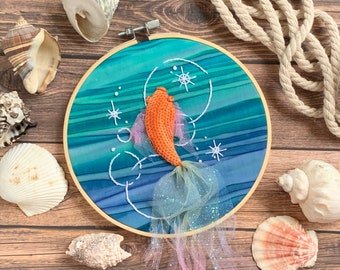 Koi Fish Embroidery Kit | 3D | DIY Embroidery