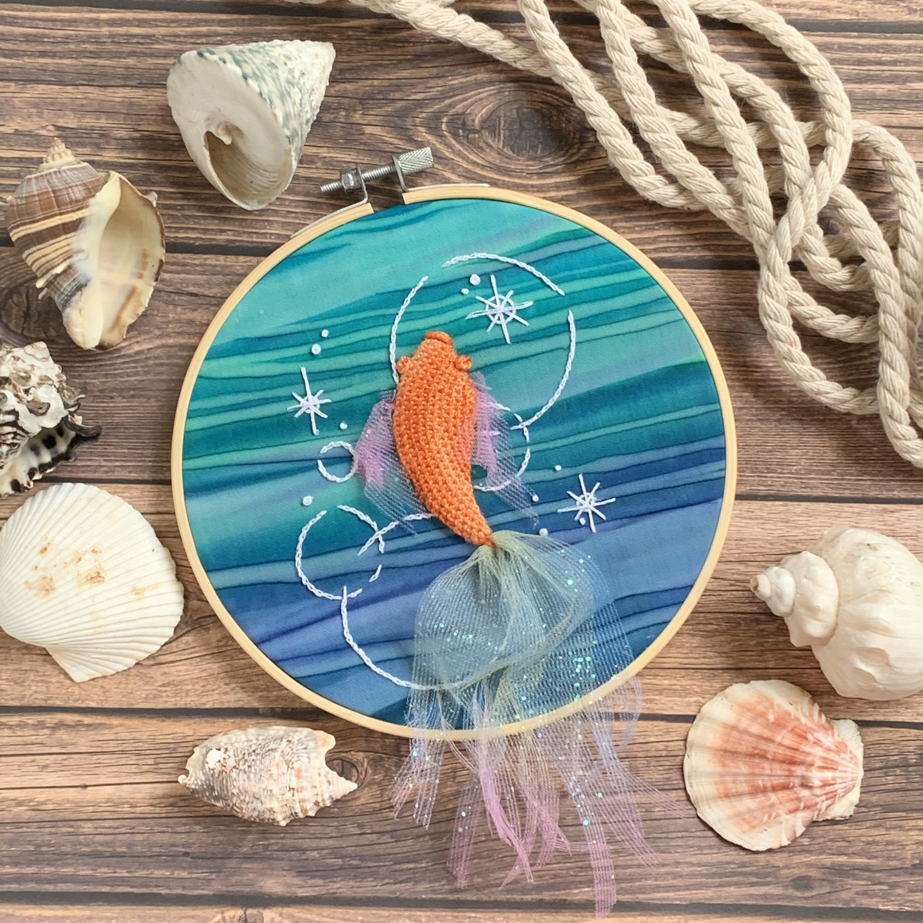 Koi Fish Embroidery Kit 3D DIY Embroidery Etsy