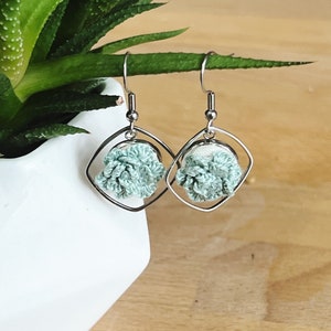 Succulent Earrings Embroidered image 2