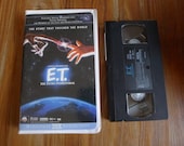 E.T. The Extra Terrestrial VHS w Clamshell Case