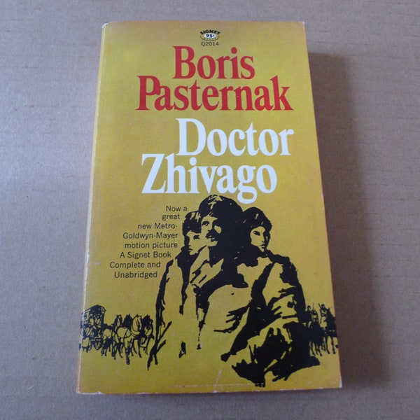 DOCTOR ZHIVAGO paperback 1958 Boris Pasternak