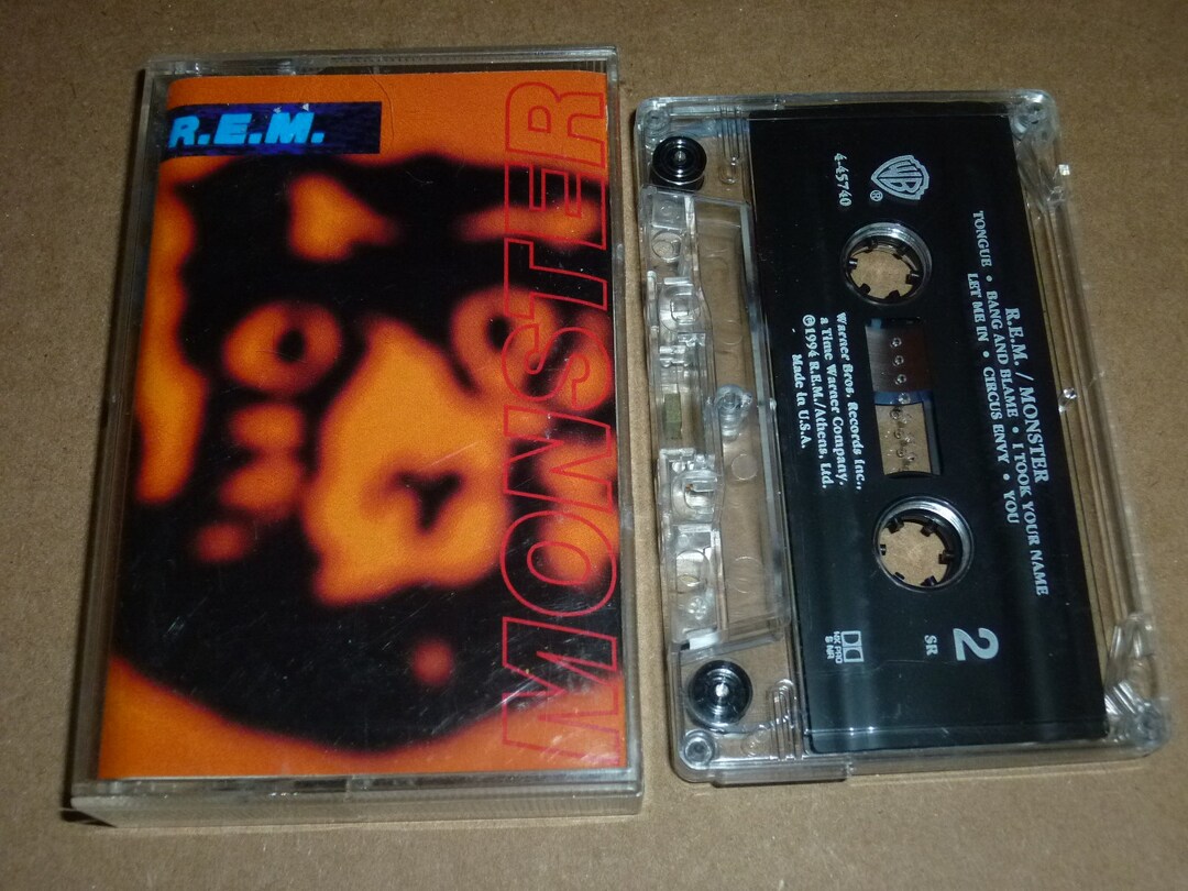 R.E.M. Monster CASSETTE TAPE Etsy