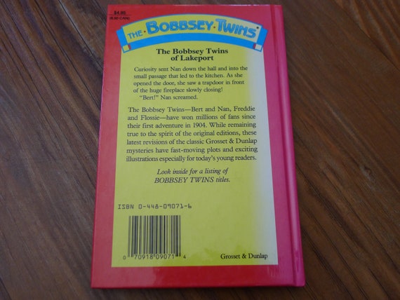 Bobbsey Twins Of Lakeport Hardcover Grosset Dunlap Book Etsy