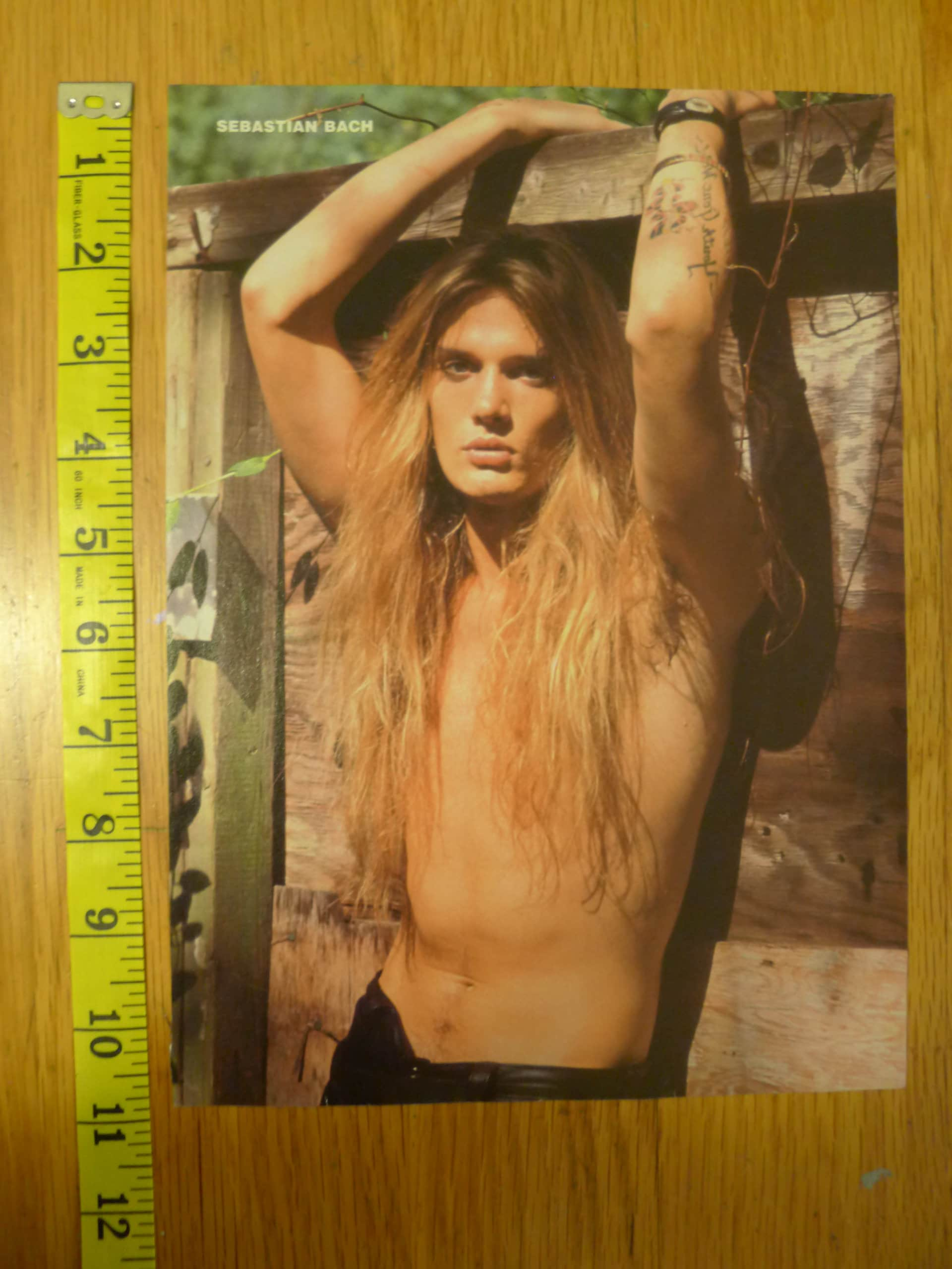 Sebastian Bach CLIPPING From Magazine 90S Heavy Metal Xxx Pic Hd