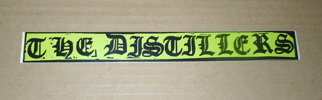 Distillers Sticker DISTILLERS Vintage STICKER Brody Dalle PUNK - Etsy