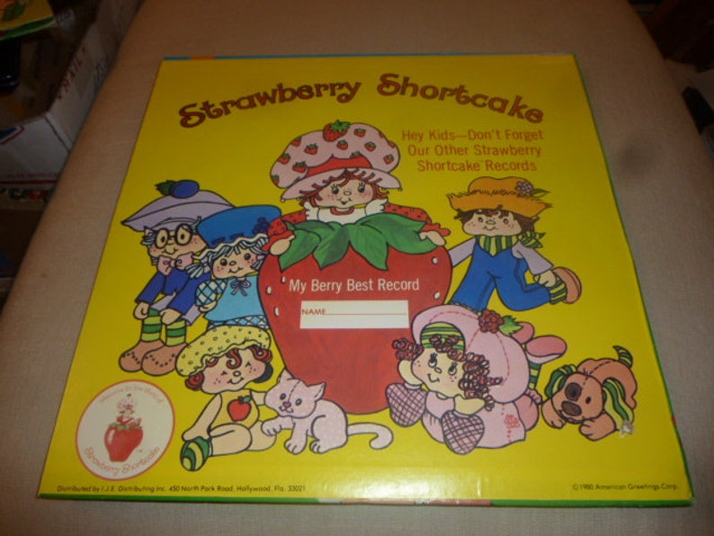 Strawberry Shortcake WORLD OF vinyl LP record 1980 | Etsy