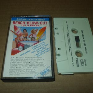 Beach Blow Out CASSETTE tape 1985 surf BEACH BOYS