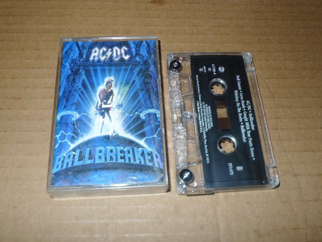 AC/DC Cassette BALLBREAKER Tape 1995 - Etsy