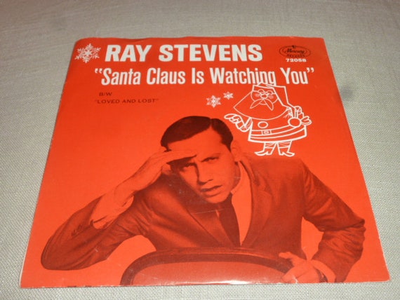 Ray Stevens Santa Claus Is Watching You 45 Vinyl Record 1962 Etsy