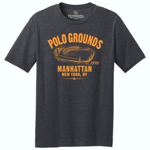 Polo Grounds 1890 T-Shirt: New York Giants Baseball, Tri-Blend Tee