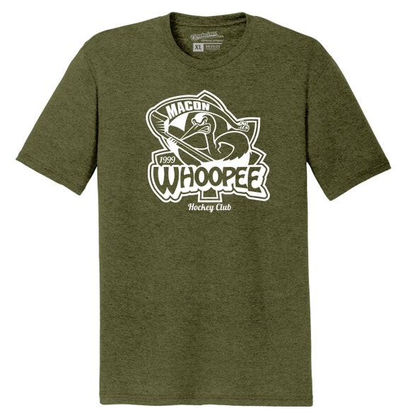Macon Whoopee 1996 Hockey Premium TRI-BLEND Tee Shirt Green | Etsy