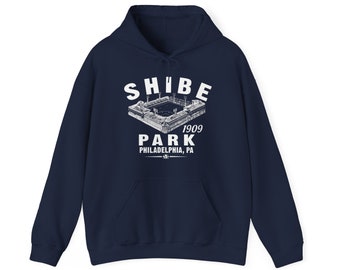 Throwbackmax Shibe Park 1909 Baseball Hoodie - Past Home of the Philadelphia A's -  Heavy Blend™ Hooded Sweatshirt