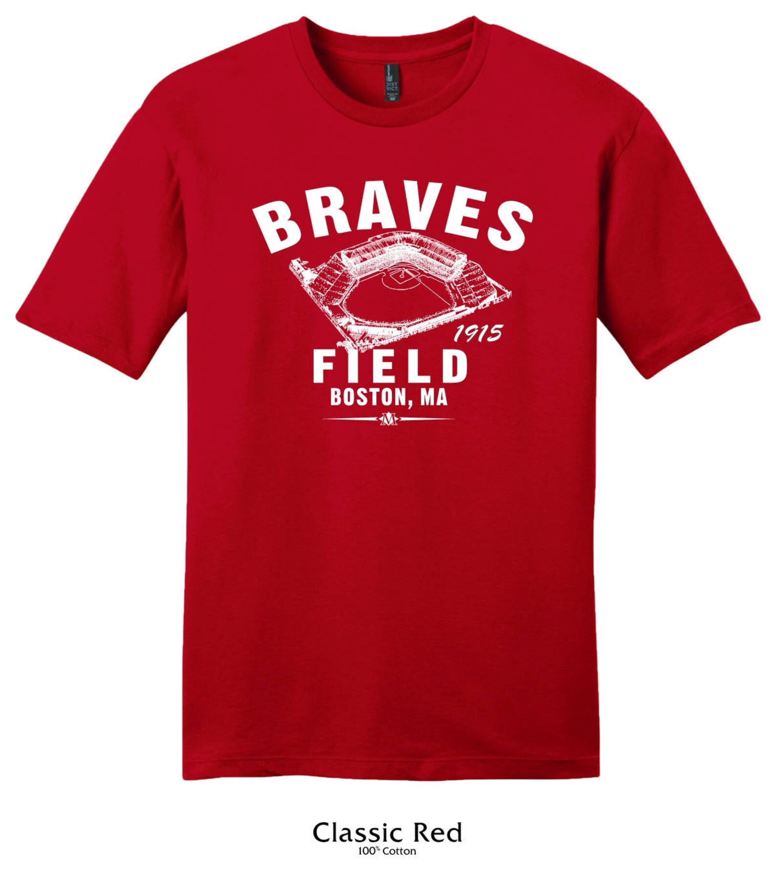 Braves Field 1915 Baseball Tee Shirt Past Home of the Boston Etsy