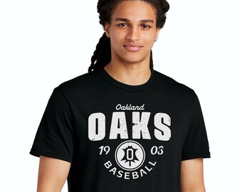 Oakland Oaks 1903 Baseball Classic Cut, Premium Tri-blend Tee