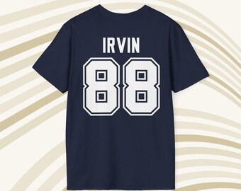 Michael Irvin #88 Dallas Cowboys NFL Jersey T-Shirt - Front