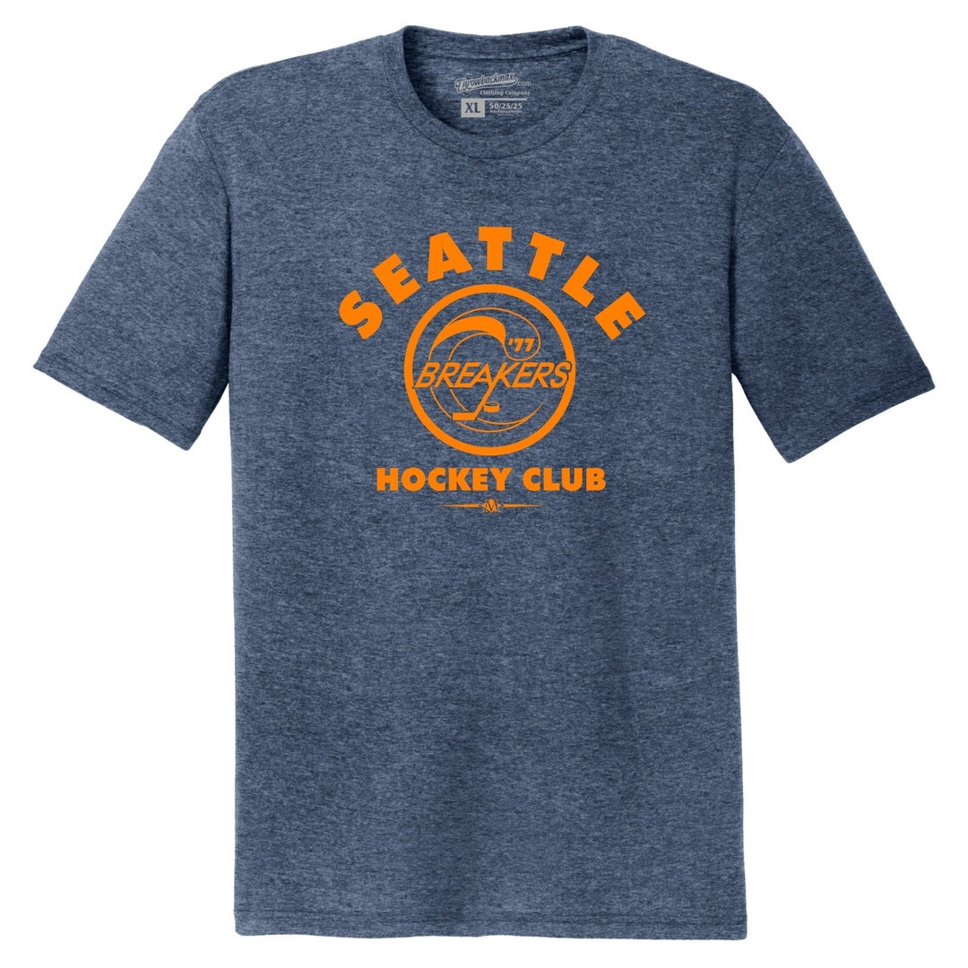 Throwbackmax Seattle Breakers 1977 Hockey Premium Triblend Etsy