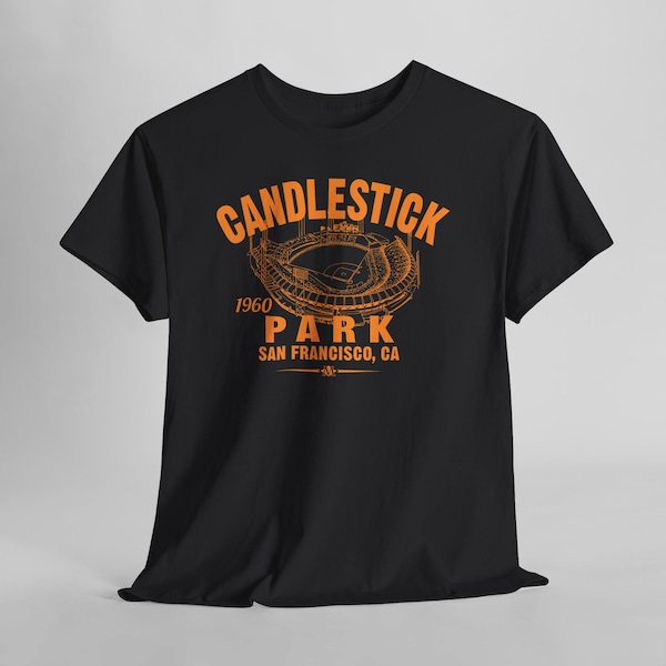 Candlestick Park 1960er Jahre Baseball T-Shirt - San Francisco Giants Tri-Blend Shirt