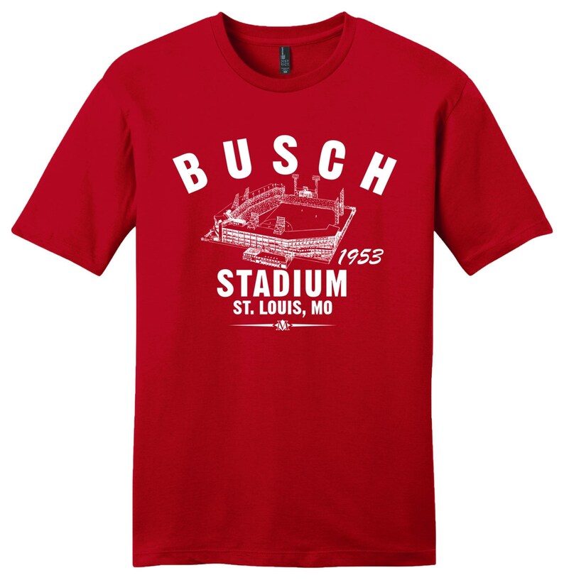 Busch Stadium 1953 Baseball Tee Shirt Past Home of Your St. Etsy