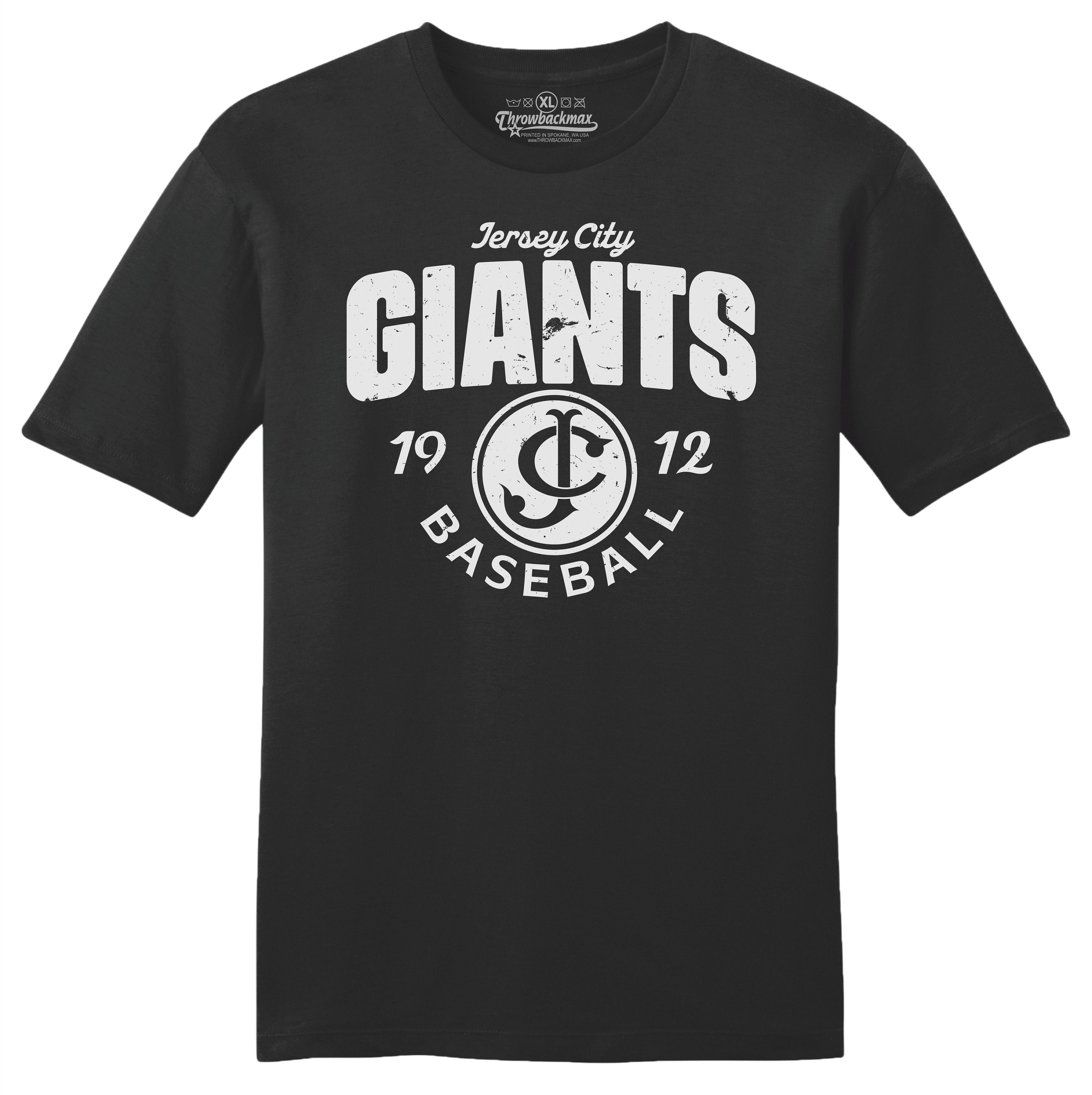 Throwbackmax Jersey City Giants 1912 Baseball Classic Cut