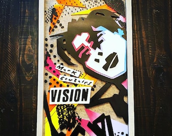 Mark Gonzales Vision Skateboard Sign