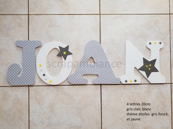 Wood Letter Name Child And Baby Room Decoration Wooden Etsy