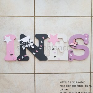 carta de nombre de madera, nombre de la puerta, nombre decorado, placa de la puerta, nombre personalizado, regalo de nacimiento del tema NATURALEZA