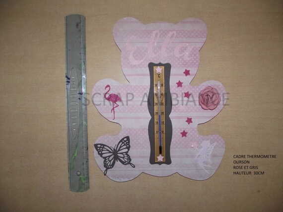 Cadre Personnalise Avec Thermometre Decoration Chambre Enfant Etsy