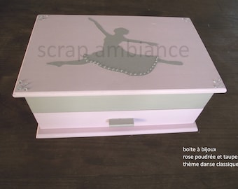 personalized jewelry box, jewelry organizer, THEME: classical dance