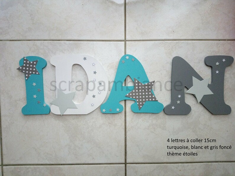 lettre prenom chambre bebe
