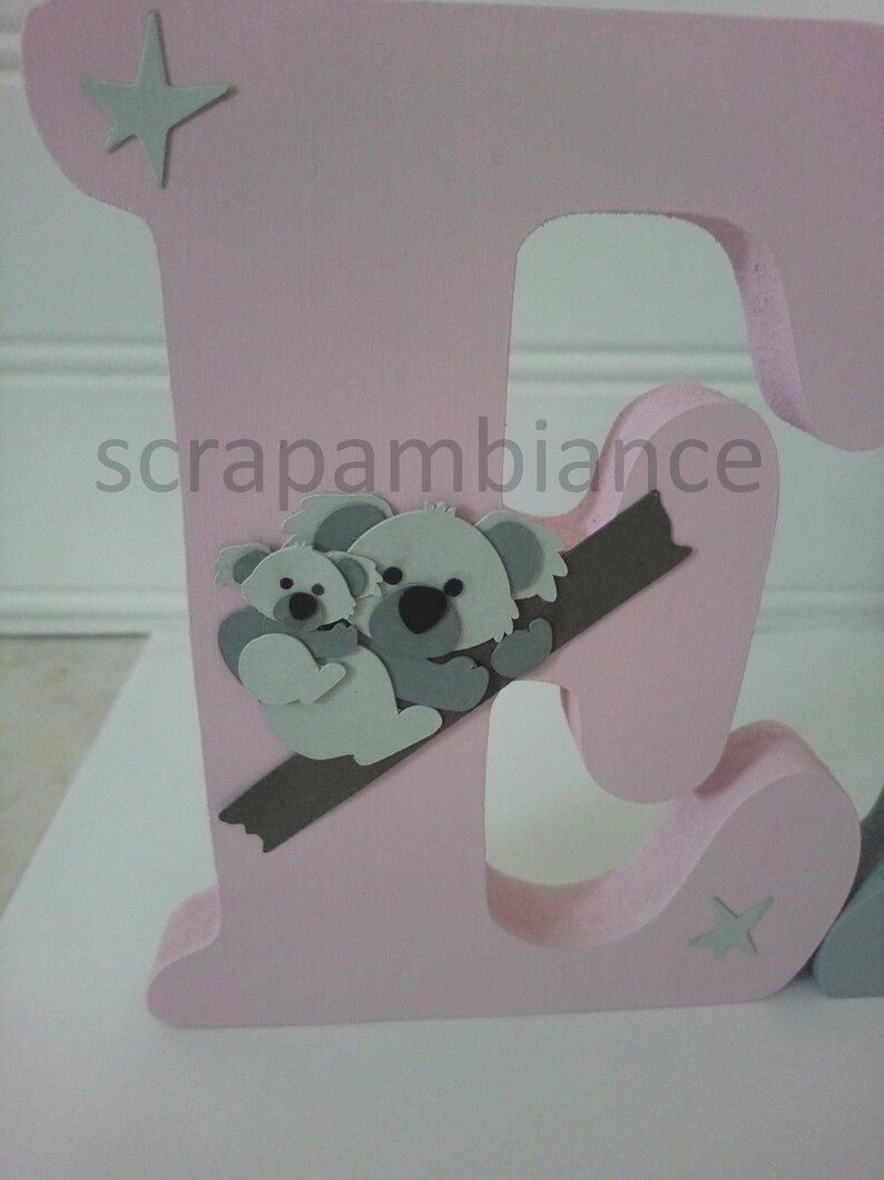 Wooden Name Letter Letter Decoration Room Personalized Etsy