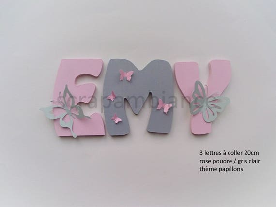 Lettre Prenom Bois Decoration Chambre Enfant Et Bebe Etsy