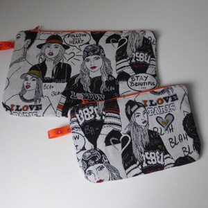 Lot de 2 pochettes zippées Stay beautiful image 2