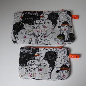 Lot de 2 pochettes zippées Stay beautiful image 3