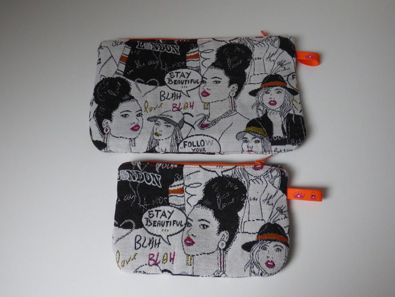 Lot de 2 pochettes zippées Stay beautiful image 3