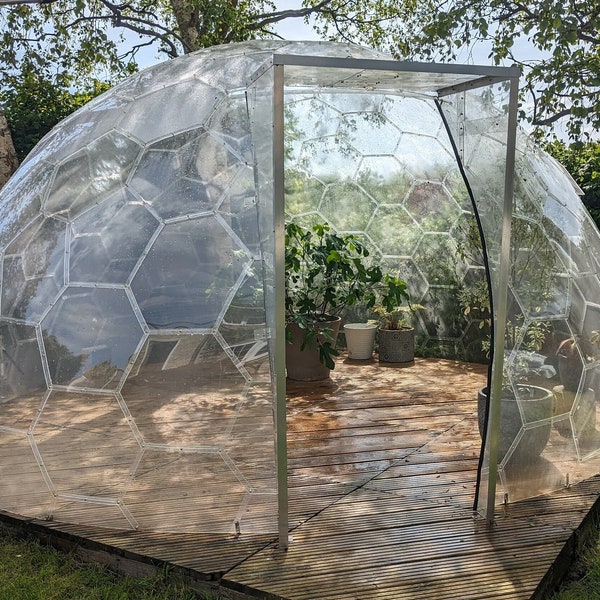 4m Geodesic Dome Plans for Acrylic & Polycarbonate, CNC or Hand Cut - Instant Download!
