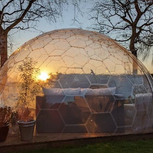 Geodesic Glass Dome 13 Ft in Diameter by Domespaces GD0134 