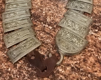 Vintage 1918 brass belt Retro belt Solid brass belt Rare belt Bronze belt Collector belt Traditional belt Balkan belt Gift for Her