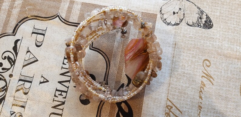 Boutique unique bracelet Crystal bracele Handmade bracelet Bracelet wedding Mountain crystal Unisex bracelet Elegant bracelet Gift for Her