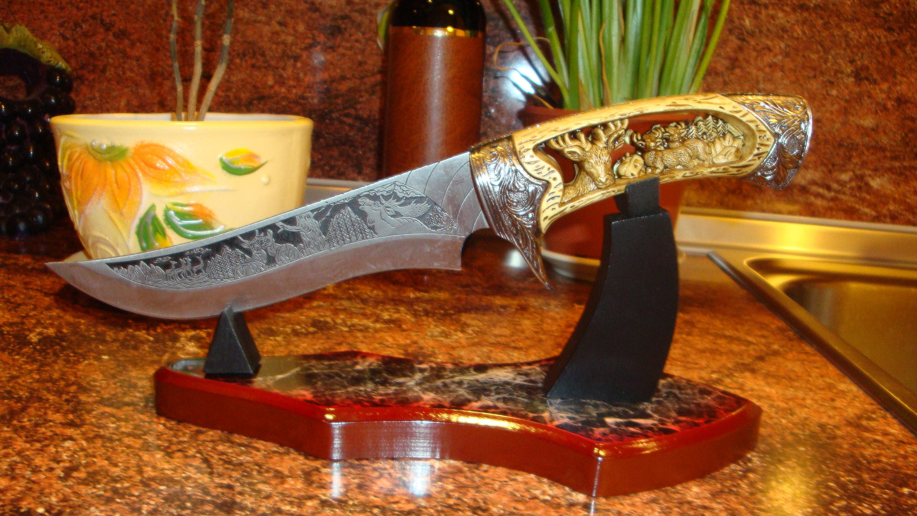 Dragon engraved knife - Etsy 日本